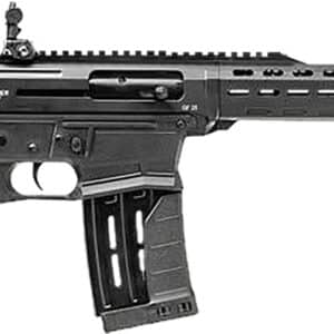 Gforce Arms GF251220 GF25 12 Gauge Semi-Auto 3" 5+1 20" Black Cerakote Spiral Threaded Barrel, Black Cerakote Picatinny Rail Aluminum Receiver, Black Adjustable Synthetic Stock w/Black Rubber Grip