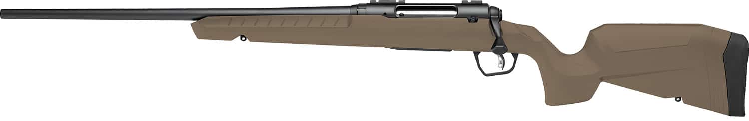 Savage Arms 32084 Axis 2 243 Win 4+1 22" Matte Black Sporter Barrel, Matte Black Drilled & Tapped Steel Receiver, Fixed Flat Dark Earth Synthetic Stock, Left Hand