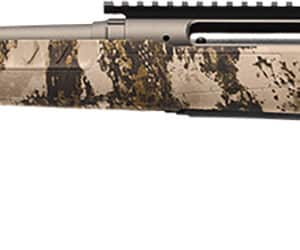 Savage Arms 32346 Axis 2 Pro Compact 6.5 Creedmoor 4+1 20" Gun Metal Bronze Cerakote Heavy Sporter Threaded Barrel & Picatinny Rail Carbon Steel Receiver, Fixed Western Camo Synthetic Stock, Left Hand
