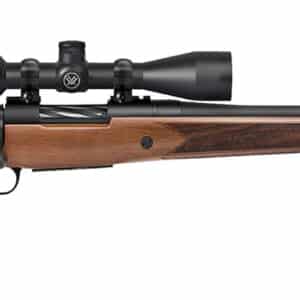 Mossberg 28213 Patriot  Full Size 400 Legend 4+1 20" Matte Blued Fluted Threaded Barrel, Drilled & Tapped Matte Blued Stainless Steel Receiver, Walnut Fixed Wood Stock 3-9x40mm Duplex, Right Hand