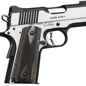 Kimber Mfg.,inc 3200042CA Eclipse Ultra II (CA) 45 ACP 7+1 3" Stainless Steel Slide Brush Polished Front Strap Checkering Laminated Gray/Black Double Diamond Grip