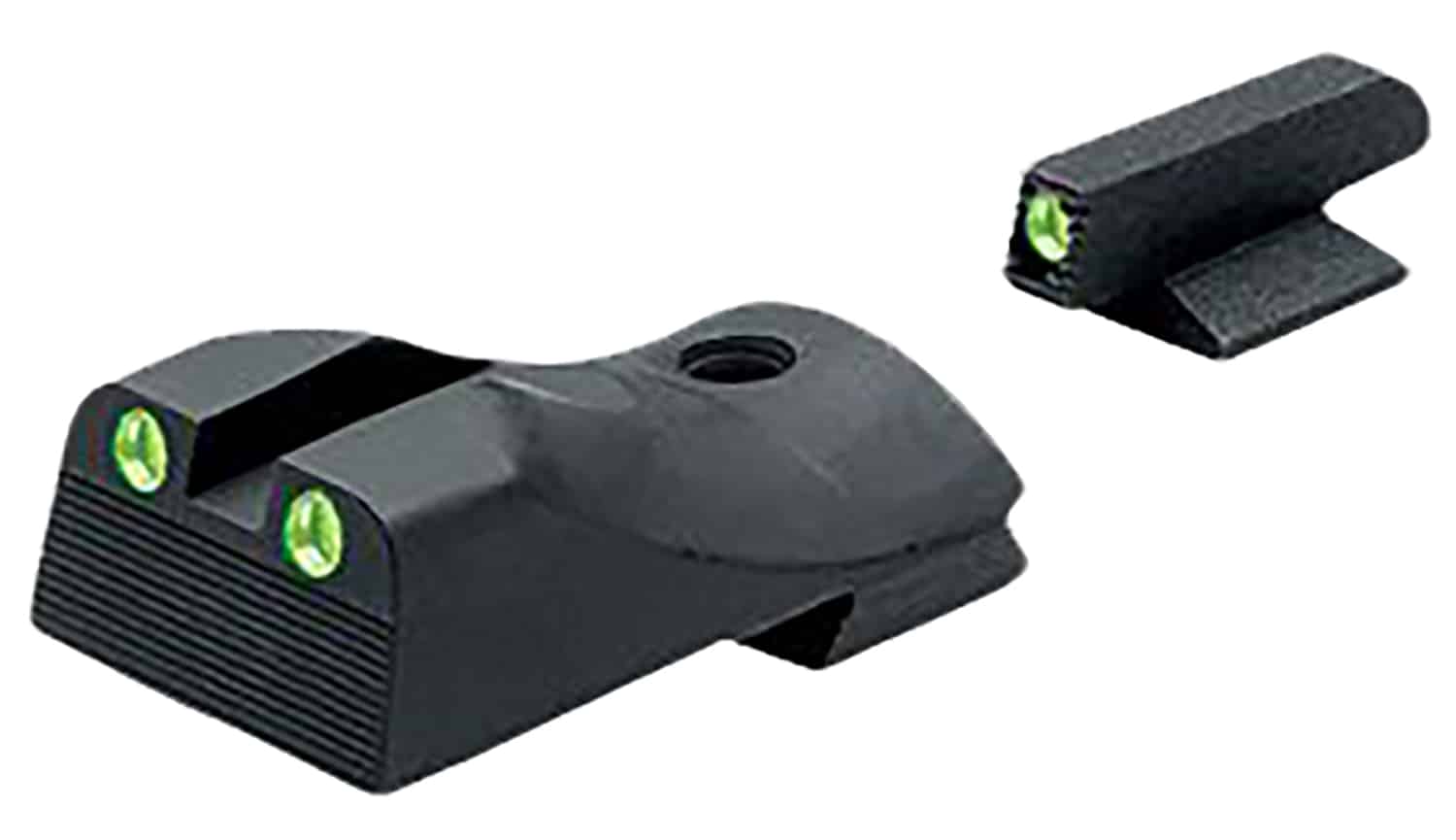 Kimber Mfg.,inc ML11212 1911 Slant Fixed Night Sight Set Green/Tritium Black Outline Front Sight-Green/Tritium Black Outline Rear Sight