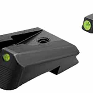 Kimber Mfg.,inc ML11219 1911 Tactical Wedge Fixed Night Sight Set  Green/Tritium Black Outline Front Sight-Green/Tritium Black Outline Rear Sight