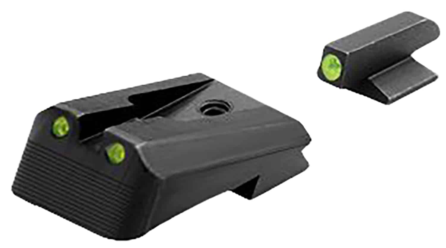 Kimber Mfg.,inc ML11219 1911 Tactical Wedge Fixed Night Sight Set Green/Tritium Black Outline Front Sight-Green/Tritium Black Outline Rear Sight