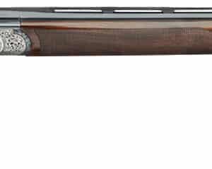 Rizzini USA 2201-2828 BR220 Field 28 Gauge 28" Nickel Chrome Coin Anodized Steel Steel Receiver Engraved Grade 2.5 Turkish Walnut Wood Stock