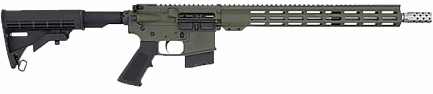Great Lakes Firearms GL15350SSODG16 GLFA 350 Legend 5rd 18" Stainless Threaded Barrel, OD Green Cerakote Picatinny Rail Aluminum Receiver, M-LOK Handguard, Black Synthetic Stock, Mil-Spec Grip