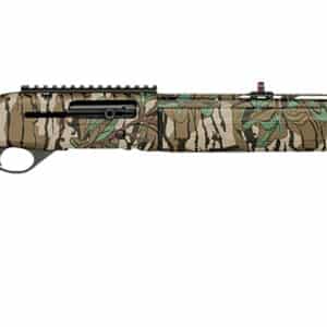 Mossberg 75808 SA-20 Turkey 20 Gauge Semi-Auto 3" 4+1 22" Mossy Oak Greenleaf Vent Rib Steel Barrel, Mossy Oak Greenleaf Picatinny Rail Receiver, Fixed Mossy Oak Greenleaf Synthetic Stock