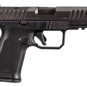 Rost Martin RM1CBLKOSP10CA RM1C *CA Compliant 9mm Luger 10+1 4" Black Compensated Match Grade Barrel, Black Tenifer Optic Ready/Serrated Steel Slide, Black Textured Grip