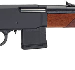 Henry H023223 Supreme  223 Rem/5.56 NATO 10+1 18" Blued Threaded Barrel, Black Hardcoat Anodize Drilled & Tapped Aluminum Receiver, Fixed American Walnut Stock, Ambidextrous