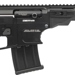 Derya Firearms DY1220US Namlu DY12 12 Gauge Semi-Auto 3" 5+1 20" Black Melotine Threaded Barrel, Black Anodized Aluminum Receiver w/Picatinny Rail, Black Adjustable Polymer Stock & Pistol Grip