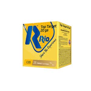 Rio Ammunition TT2075 Top Target 20Gauge 2.75" 7/8oz 7.5Shot 25 Per Box/10 Case