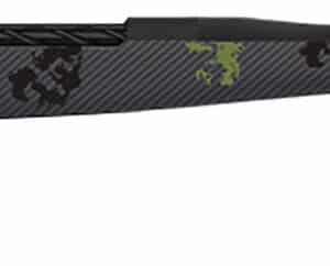 Fierce Firearms TWROG7MMBC20BF Twisted Rogue 7mm BC 20" Armour Lube Black Steel Threaded Barrel, Drilled & Tapped Steel Receiver, LR Negative Comb Forest Camo Carbon Fiber Stock