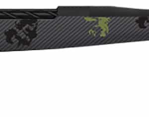 Fierce Firearms TWROG270WIN24BF Twisted Rogue 270 Win 24" Armour Lube Black Steel Threaded Barrel, Drilled & Tapped Steel Receiver, LR Negative Comb Forest Camo Carbon Fiber Stock