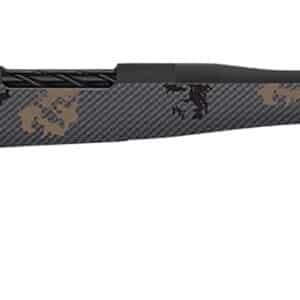 Fierce Firearms TWTROG7PRC24BS Twisted Rogue 7mm PRC 24" Armour Lube Black Steel Threaded Barrel, Drilled & Tapped Steel Receiver, LR Negative Comb Sonora Ambush Camo Carbon Fiber Stock