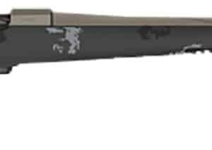 Fierce Firearms FRXP7MMBC20TP Twisted Rival XP 7mm BC 20" Tungsten Cerakote Fluted Threaded Barrel, Drilled & Tapped Stainless Steel Receiver, LR Negative Comb Phantom Camo Carbon Fiber Stock