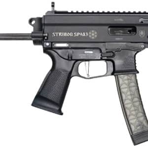 Grand Power 850003223124 Stribog SP9A3 9mm Luger 30+1 Black PDW Tailhook Brace