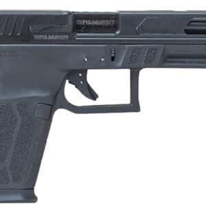 Puma APM9MFSPBLK P9x19  Compact Frame 9mm Luger 15+1 4.50" Black Threaded Barrel, Optics Ready/Serrated Steel Slide, Black Polymer Frame w/Accessory Rail, Black Grip