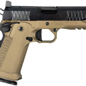 JACOB GREY FIREARMS TWC9EBB TWC9 9mm Luger 17+1 4.25" Black Bull Barrel, Black Optic Ready/Serrated Steel Slide, Battle Brown Aluminum Frame w/Beavertail & Picatinny Rail