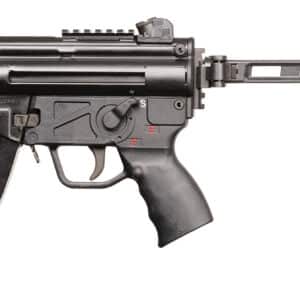 PTR 9KT BR 9mm Luger 30+1 5.16" Black Nitride 3-Lug Threaded Barrel, M-LOK Handguard, Black Nitride Aluminum Picatinny Rail Receiver, Brace, Black Polymer Grip