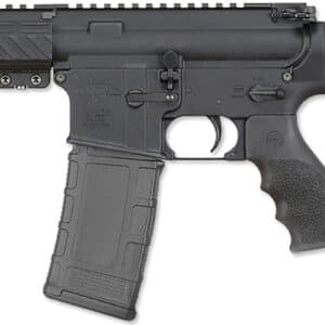 Rock River Arms BLK2132 LAR-15M 300 AAC Blackout 30+1 8" Black M-LOK Handguard, Black Aluminum Picatinny Rail Receiver, Black Polymer SB Tactical SBA3 Arm Brace, Black Hogue Rubber Grip