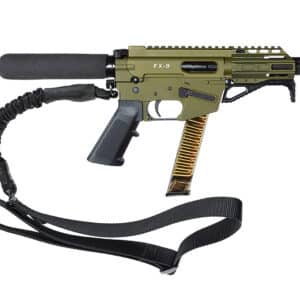 FREEDOM ORDNANCE FX9P4T-ODG FX9P  9mm Luger 31+1 4" OD Green Synthetic Pistol Tube