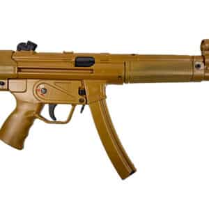 MAC 12750010 5 Exclusive Color 9mm Luger 30+1 8.90" Black Phosphate Steel Threaded Barrel, RAL 8000 Black Optic Cut Receiver/Frame, Black Grip, Ambidextrous