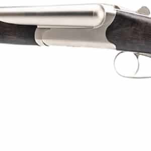 Heritage Mfg BL1218NI Badlander 12 Gauge Break Open 2rd 18.50" Nickel Side By Side Barrel & Receiver, Fixed Turkish Walnut Wood Stock