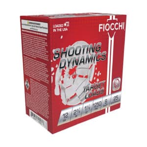 Fiocchi 12SD18X8 Shooting Dynamics 12Gauge 2.75" 1 1/8oz 8Shot 25 Per Box/10 Case