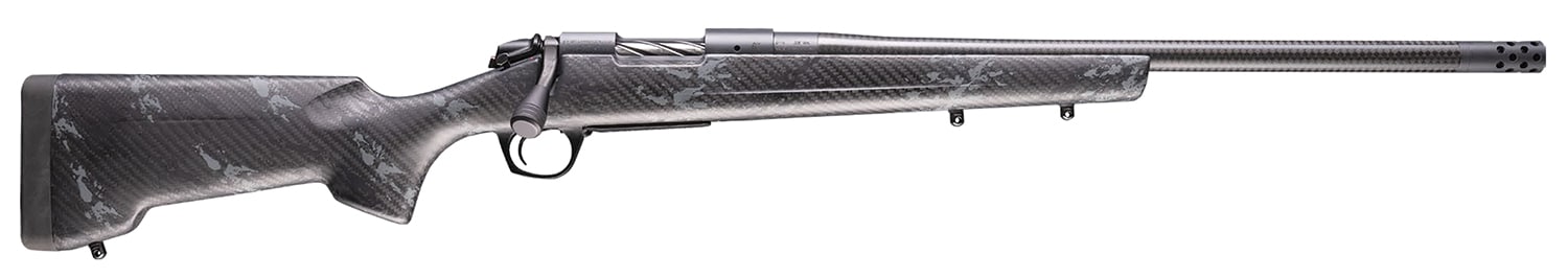 Bergara Rifles B14S1202CF B-14 Cima CF 6.5 Creedmoor 4+1 20" CURE Carbon Fiber Barrel, Sniper Gray Cerakote Receiver, RTM Sporter Carbon Fiber Stock