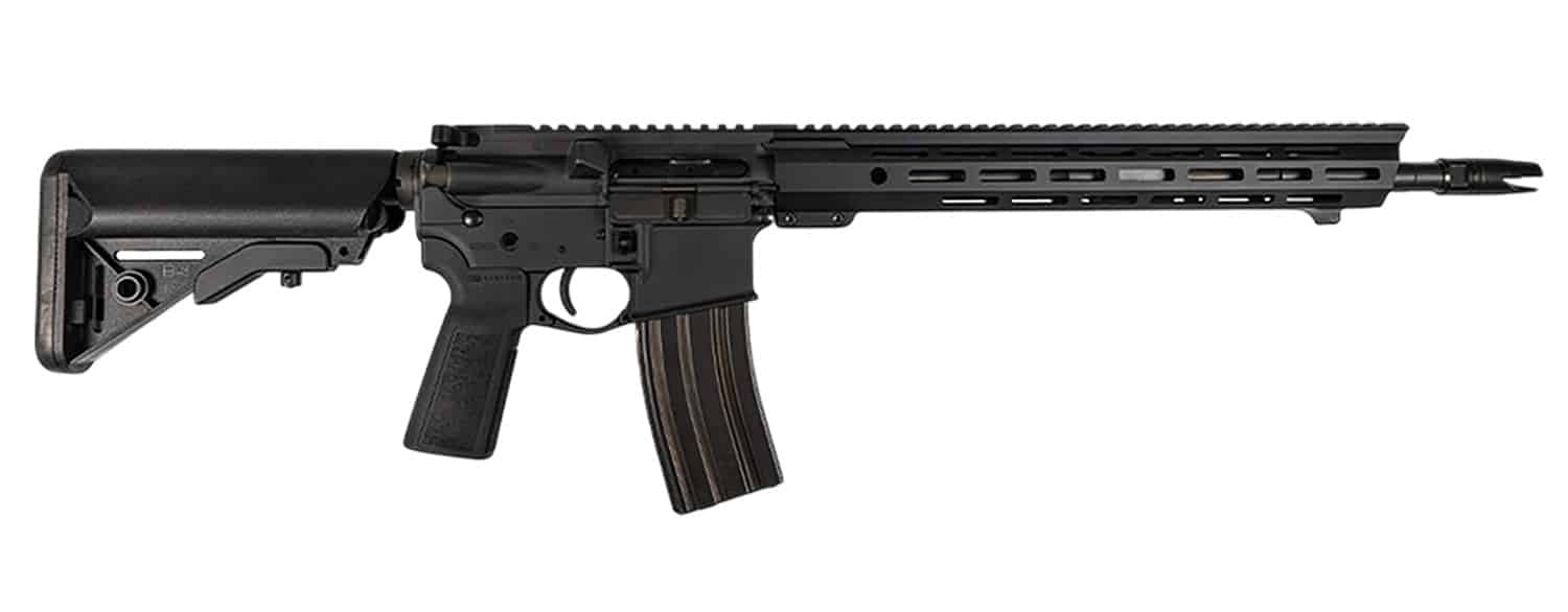 Franklin Armory 0010066BLK Binary OPS-16 5.56 NATO 30+1 16" Black LTW Contour Barrel, Black Aluminum Receiver w/Picatinny Rail, M-LOK Handguard, B5 SOPMOD Black Polymer Stock, B5 P Type 23 Grip