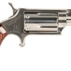 North American Arms 22MDLX LDLX  22 Mag 5 Shot 1.13" Polished Stainless Steel, Rosewood Grip, Exposed Hammer