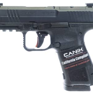 Canik HG7884CA-N Mete MC9L *CA Compliant 9mm Luger 10+1 3.18" Black Steel Barrel, Black Nitride Steel Serrated Slide, Black Polymer Frame w/Picatinny Rail, Interchangeable Backstrap Grip