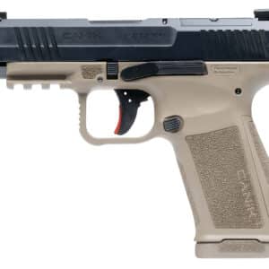 Canik HG7885CABD-N Mete MC9LS *CA Compliant 9mm Luger 10+1 3.63" Black Steel Barrel, Black Nitride Steel Serrated Slide, Flat Dark Earth Polymer Frame w/Picatinny Rail, Interchangeable Backstrap Grip