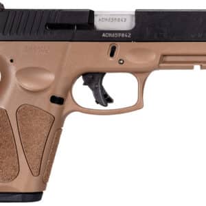 Taurus 1-G3B941B G3 Full Size Frame 9mm Luger 17+1 4" Stainless Steel Barrel, Black Stainless Steel Serrated Slide, Brown Polymer Frame w/Picatinny Rail