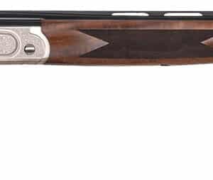 Mossberg 75491 Gold Reserve 12 Gauge Break Open 3" 2rd 30" Blue Polished Vent Rib Barrel, Polished Silver w/Gold Inlay Receiver, Fixed Satin Black Walnut Stock, 5 Ext Sport Set Chokes