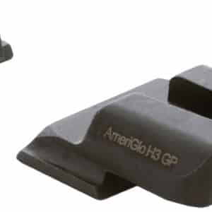 AmeriGlo SW301 i-Dot Sight Set for Smith & Wesson M&P Green Tritium LumiGreen Outline Front Sight-Green Tritium Rear Sight