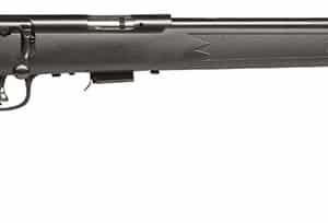Savage Arms 96709 93R17 F Full Size 17 HMR 5+1 21" Matte Black Button Rifled Barrel, Matte Black Drilled & Tapped Carbon Steel Receiver, Matte Black Fixed Synthetic Stock, Right Hand
