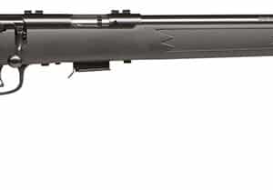 Savage Arms 96700 93R17 FV 17 HMR Caliber with 5+1 Capacity, 21" Heavy Barrel, Matte Blued Metal Finish, Matte Black Synthetic Stock & AccuTrigger Right Hand (Full Size)