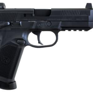 FN 66981 FNX Tactical 45 ACP  5.30" Threaded Barrel 10+1  , Matte Black , Manual Safety , Night Sights , Optics Ready
