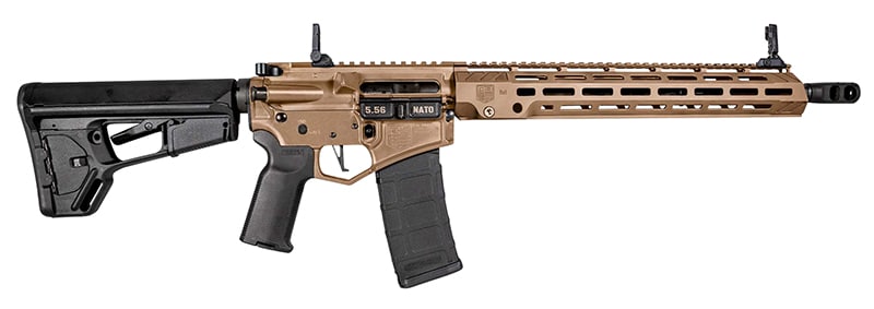 DB15 Diamond 5.56 16"B FDE/Blk 15" M-Lok