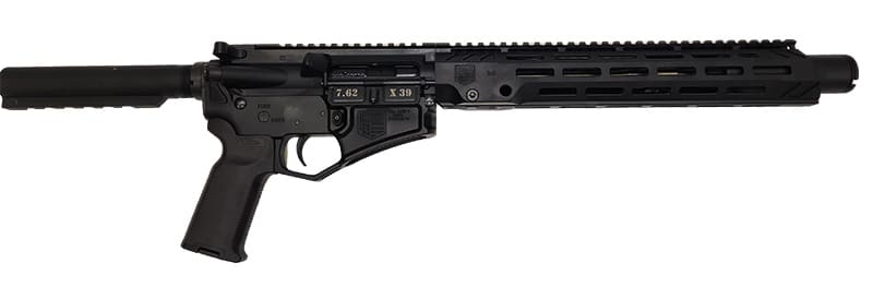 DB15 Diamond Pstl 7.62x39 10"Blk TH MBUS