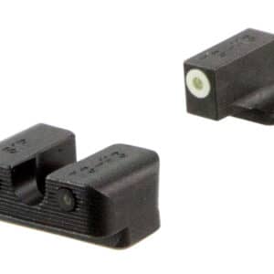 TruGlo TG231S2W Tritium Pro Black | Green Tritium White Outline Front Sight Green Tritium Rear Sight