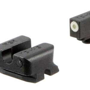 TruGlo TG231W3W Tritium Pro Black | Green Tritium White Outline Front Sight Green Tritium Rear Sight