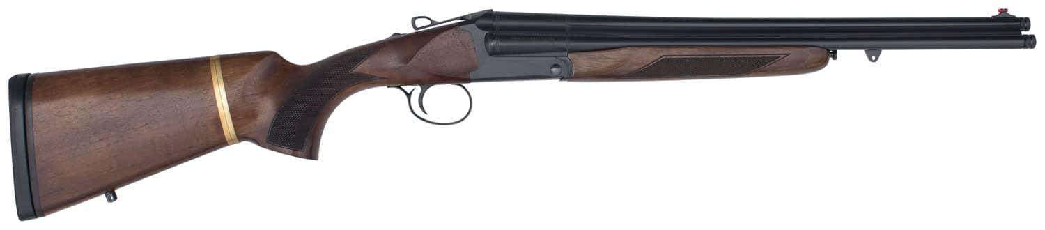 Charles Daly 930108 Triple Threat 12 Gauge 3rd 3" 18.50" Blued Triple Barrel, Black Metal Finish, Oiled Walnut Checkered Stock & Forend, Removeable Butt Stock, Includes 5 Choke Tubes