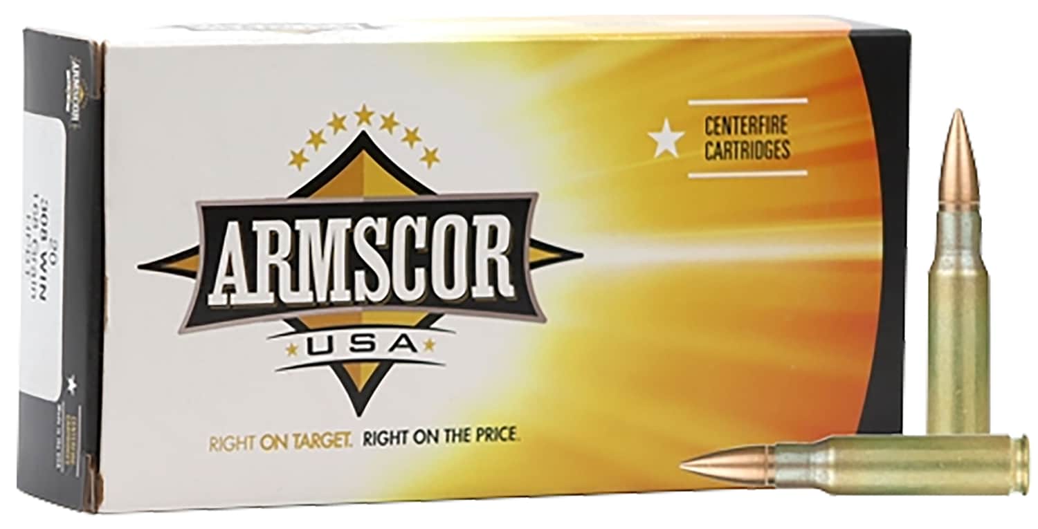 Armscor AC3082N USA 308Win 168gr Hollow Point Boat Tail 20 Per Box/10 Case