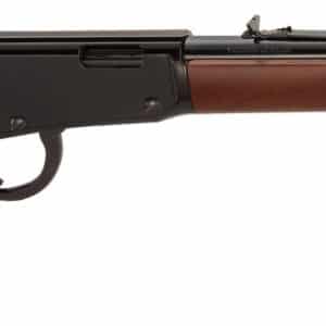Henry H001Y Lever Youth 22 Long/22 LR/22 Short 12 LR/16 Short, 16.13" Blued Round Barrel, Black Steel Receiver, American Walnut Fixed Stock, Right Hand