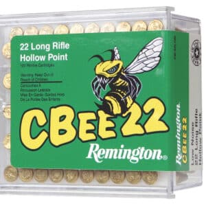 Remington Ammunition 21119 Cbee Rimfire 22LR 33gr Hollow Point 100 Per Box/50 Case