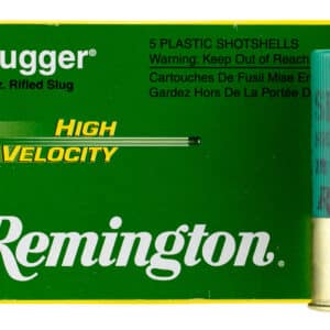 Remington Ammunition 28604 Slugger High Velocity 12 Gauge 3" 7/8 oz Rifled Slug Shot 5 Per Box/ 50 Cs