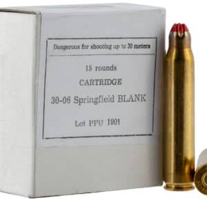 PPU PPB3006 Blank Ammo  30-06Springfield 15 Per Box/54 Case