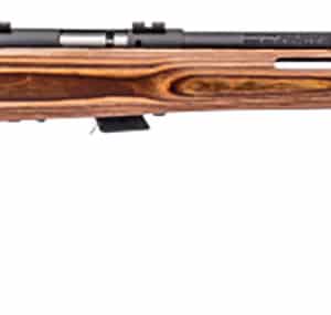 Savage Arms 28750 Mark II BTV Full Size 22 LR 5+1 21" Matte Black Heavy Button Rifled Barrel, Matte Black Drilled & Tapped Carbon Steel Receiver, Satin Brown Thumbhole Laminate Stock, Right Hand